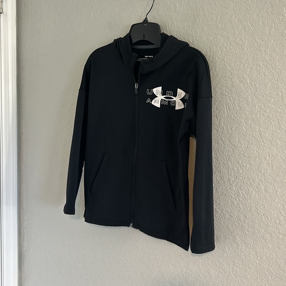 UA COLDGEAR jacket w/ hoodie - Picture 2 of 8